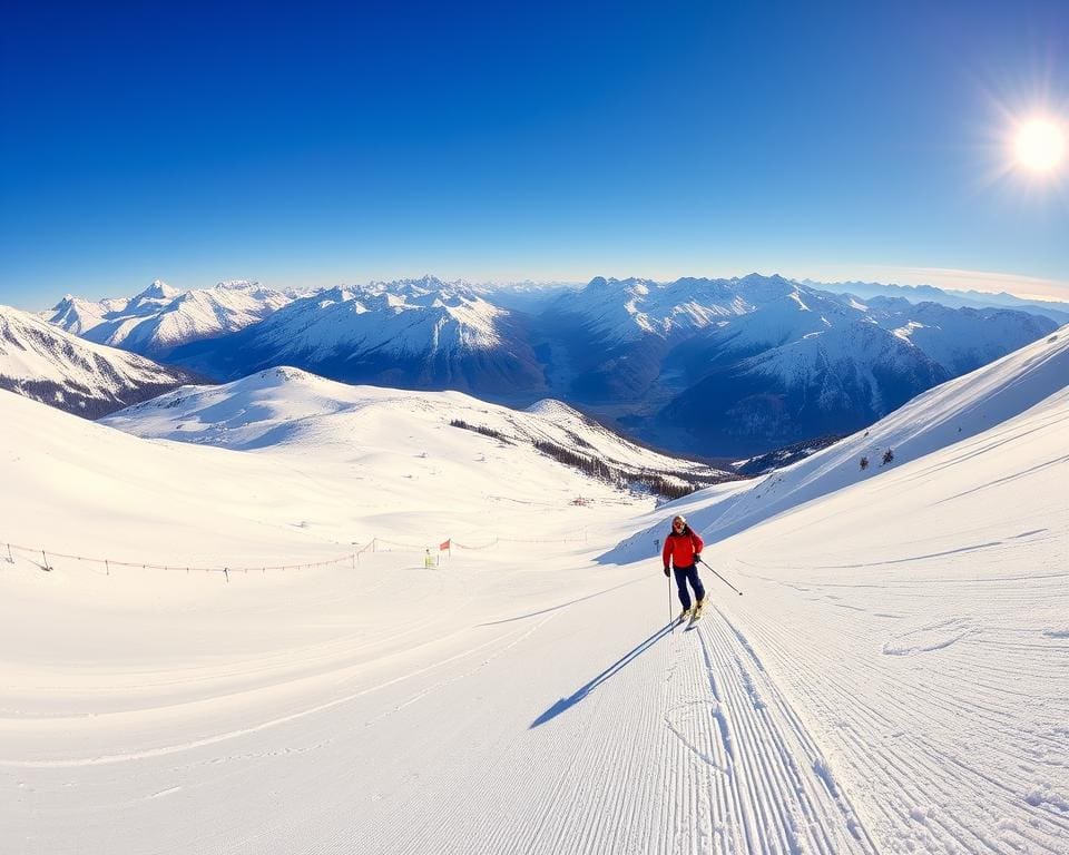 Abfahrten im Skigebiet Corviglia