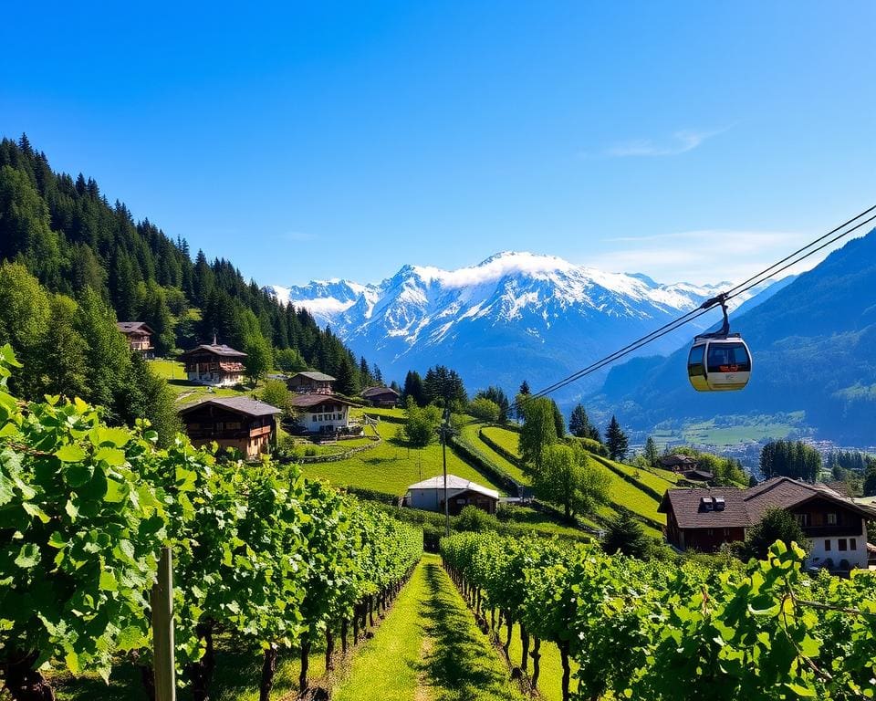 Aigle: Winzerdörfer und Seilbahnfahrten in die Alpen