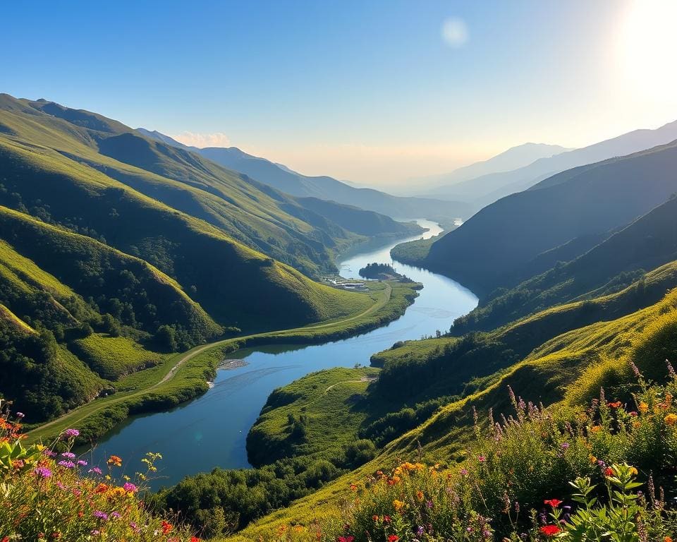 Aime entspannte Wanderungen entlang der Flusstäler