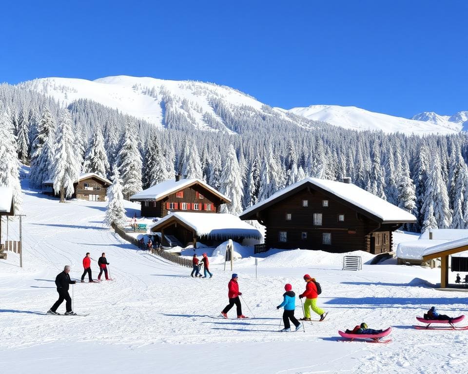 Aktivitäten im Schnee Oberndorf