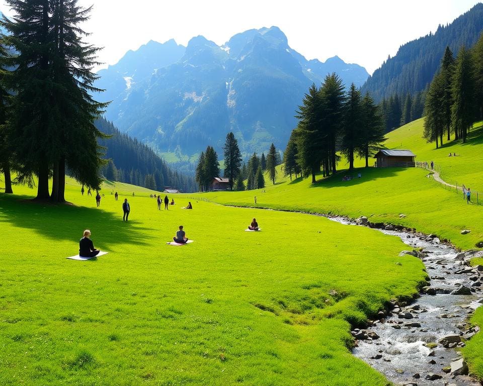 Aktivitäten in der Natur von Vals