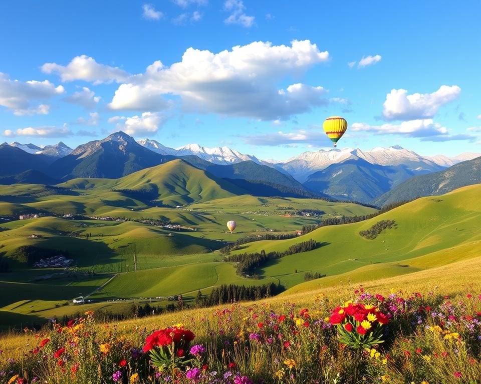 Alpenpanorama in Château-d’Oex