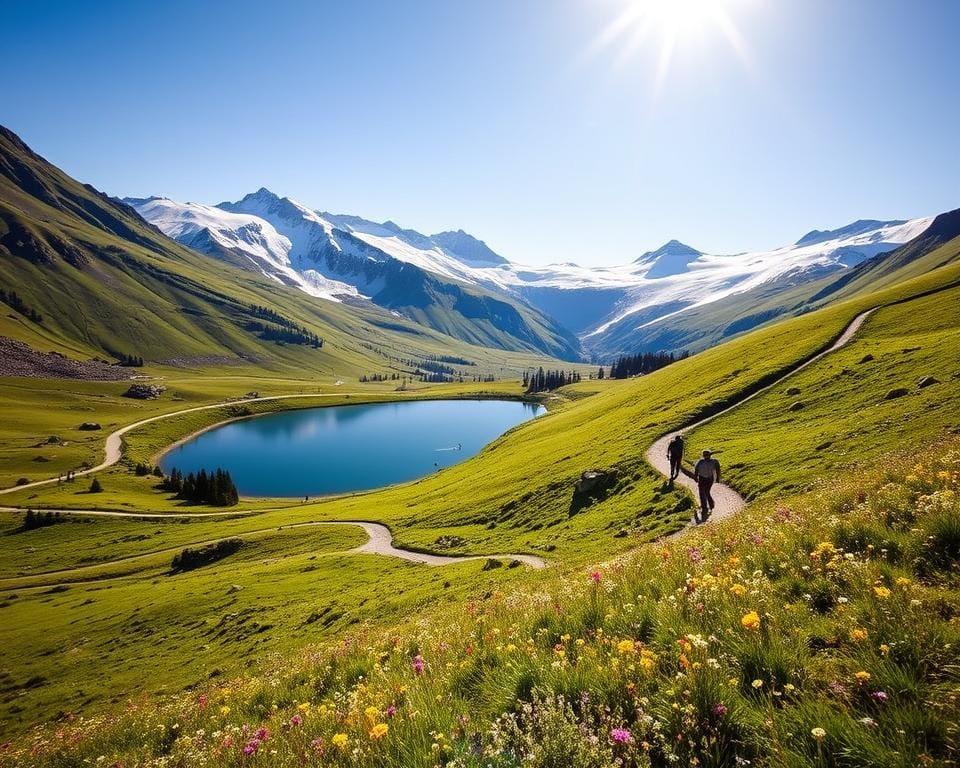 Amden: Wanderwege und Skifahren mit Seeblick