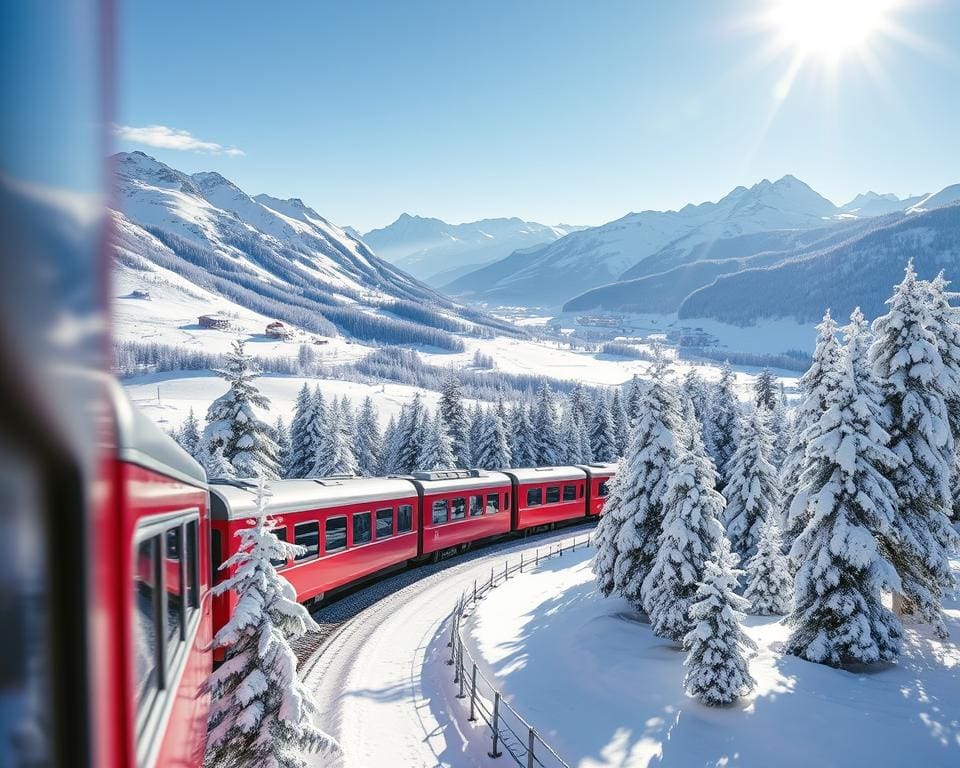 Arosa Express Winterlandschaft