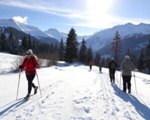 Arosa: Nordic Walking und Schneeschuhwanderungen