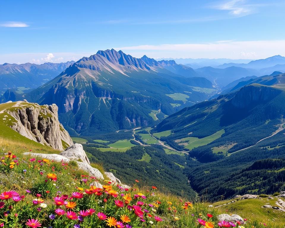 Aussichtspunkte in den Alpen