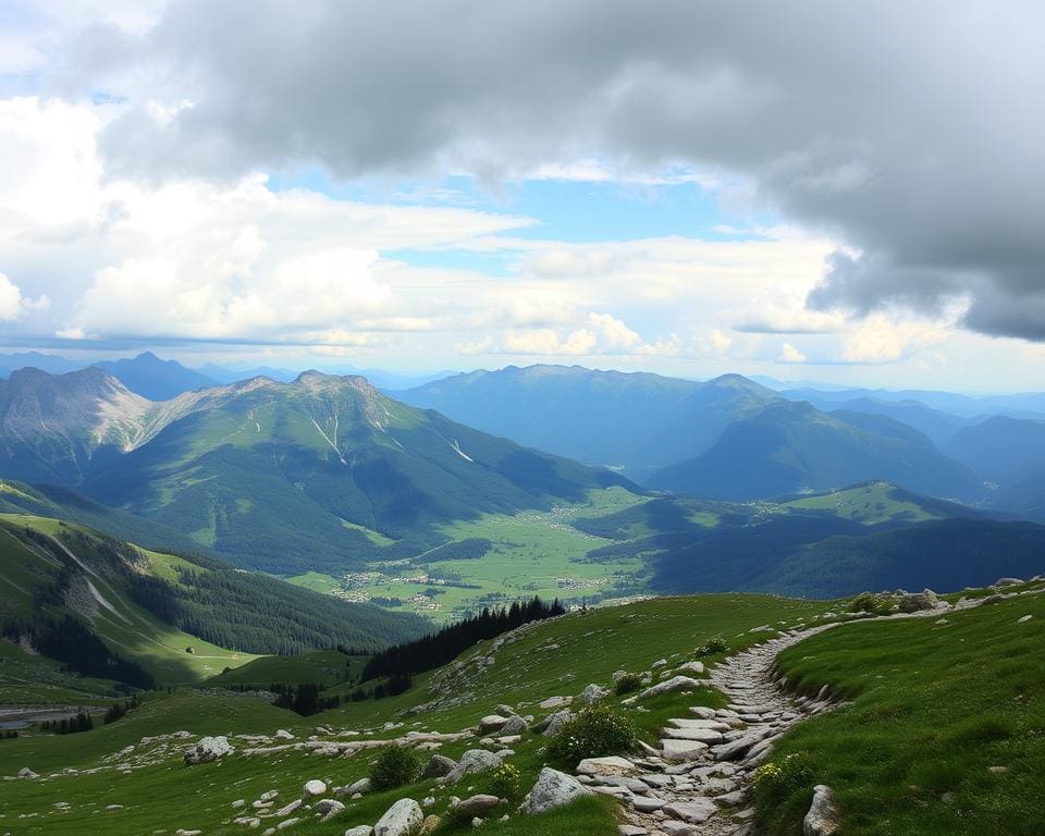 Aussichtspunkte in der Berglandschaft von Mariazell