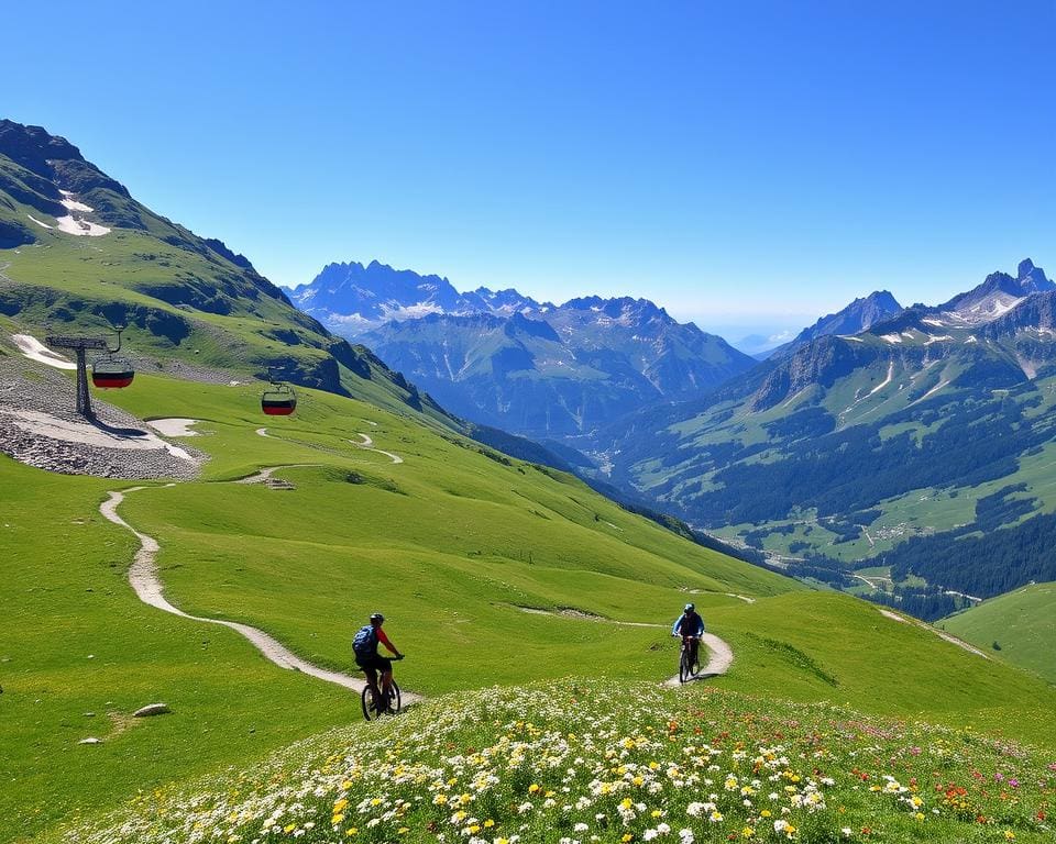 Bergbahnen in Zweisimmen - Mountainbike-Touren