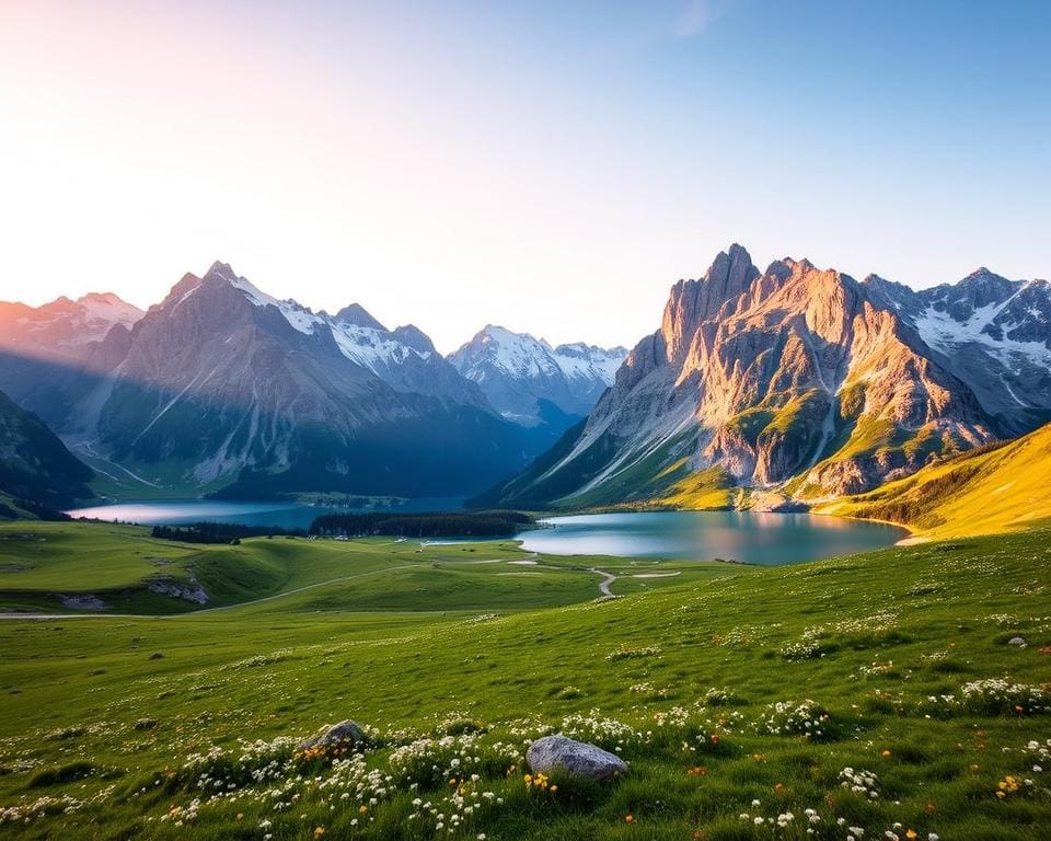 Bergpanorama im Engadin