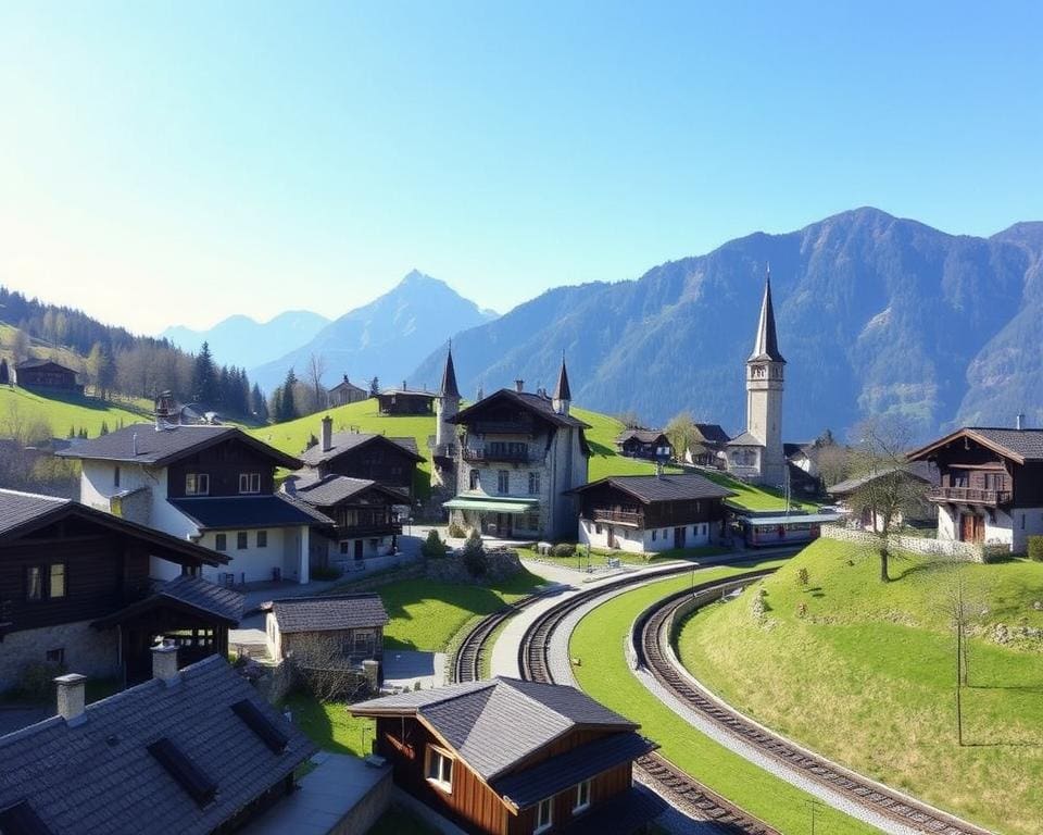 Bergün: Historische Architektur und Bahnwanderungen