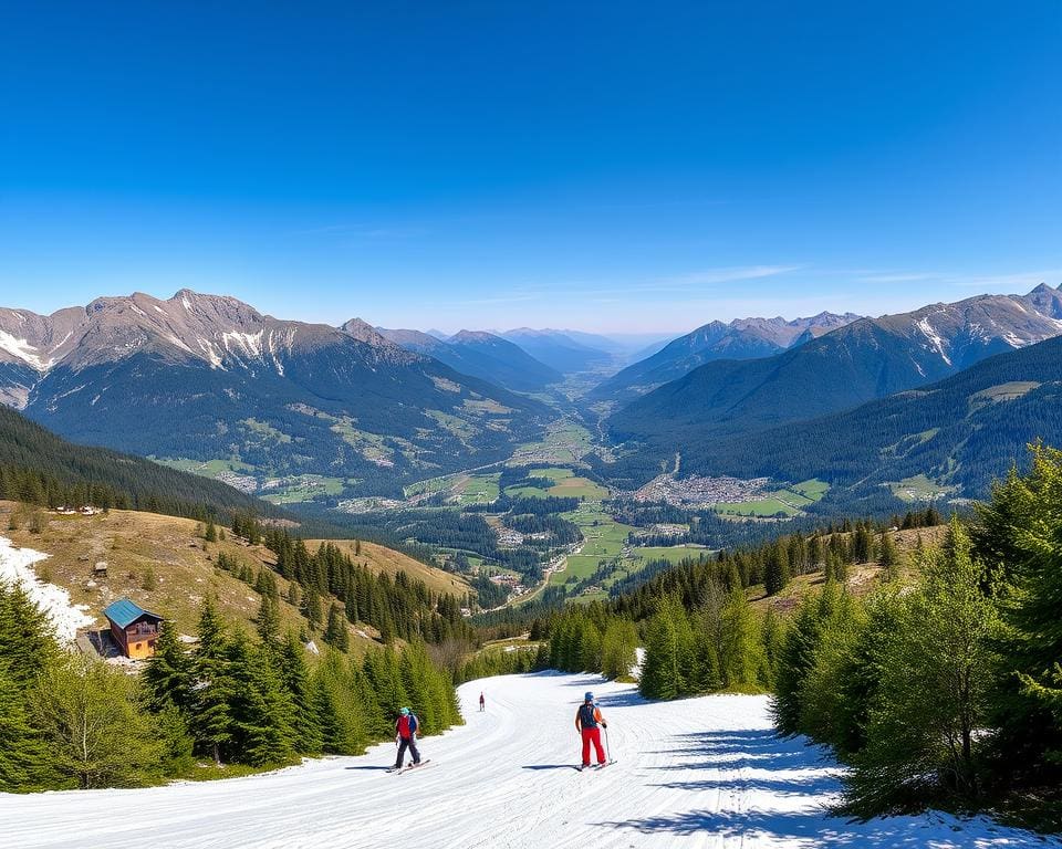 Bürchen Wanderungen und Skispaß im Skigebiet Rhoneblick