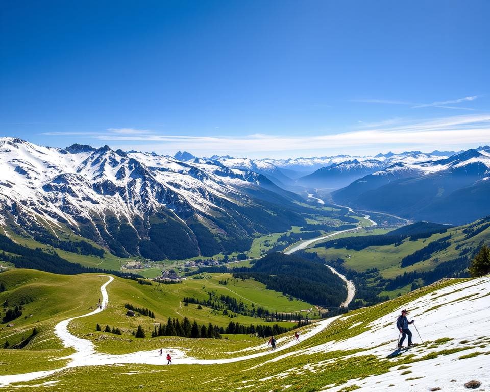 Bürchen: Wanderungen und Skispaß mit Rhoneblick