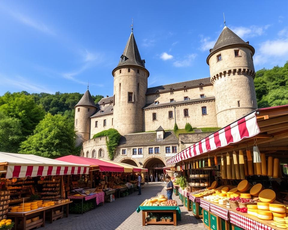 Burgdorf: Historisches Schloss und regionaler Käsemarkt