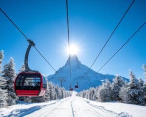 Cervinia: Mit der Seilbahn auf das Matterhorn steigen