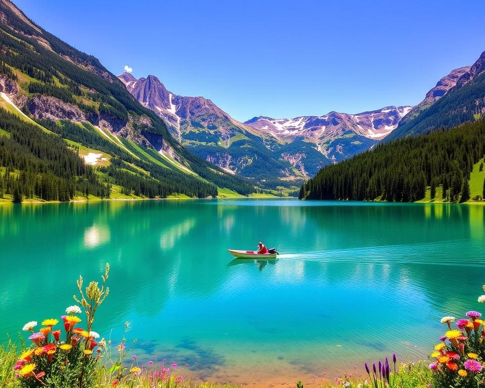 Champex-Lac: Alpenwanderungen und Bootsfahrten