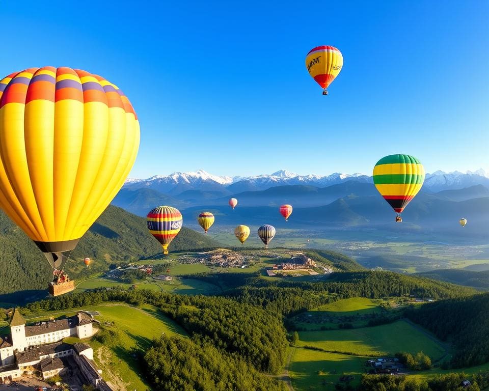 Château-d’Oex: Ballonfahrten und Bergblick genießen