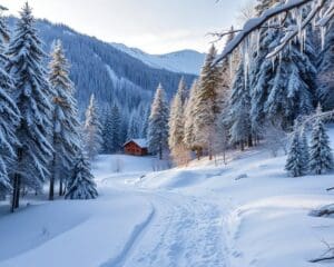 Crest-Voland: Gemütliche Wanderwege in der Winterlandschaft erkunden