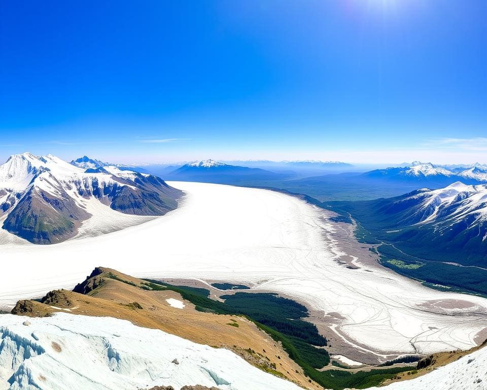 Engelberg: Panoramablick vom Titlis Gletscher