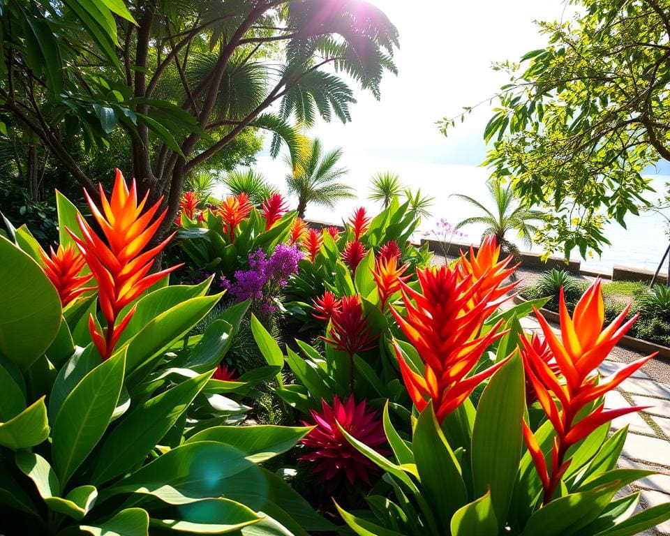 Exotische Pflanzen im Botanischen Garten von Locarno