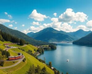 Flüelen: Zahnradbahn und Bootsfahrten am Vierwaldstättersee