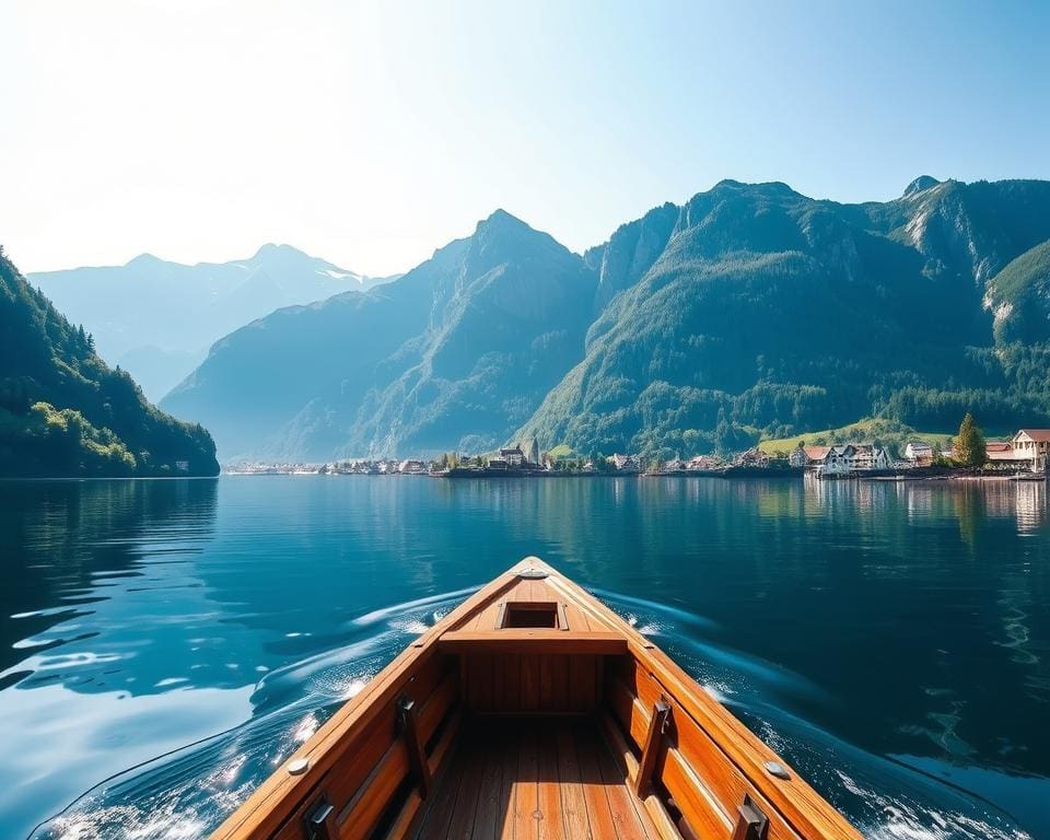 Hallstatt: Bootsfahrt und Geschichtserkundung am See