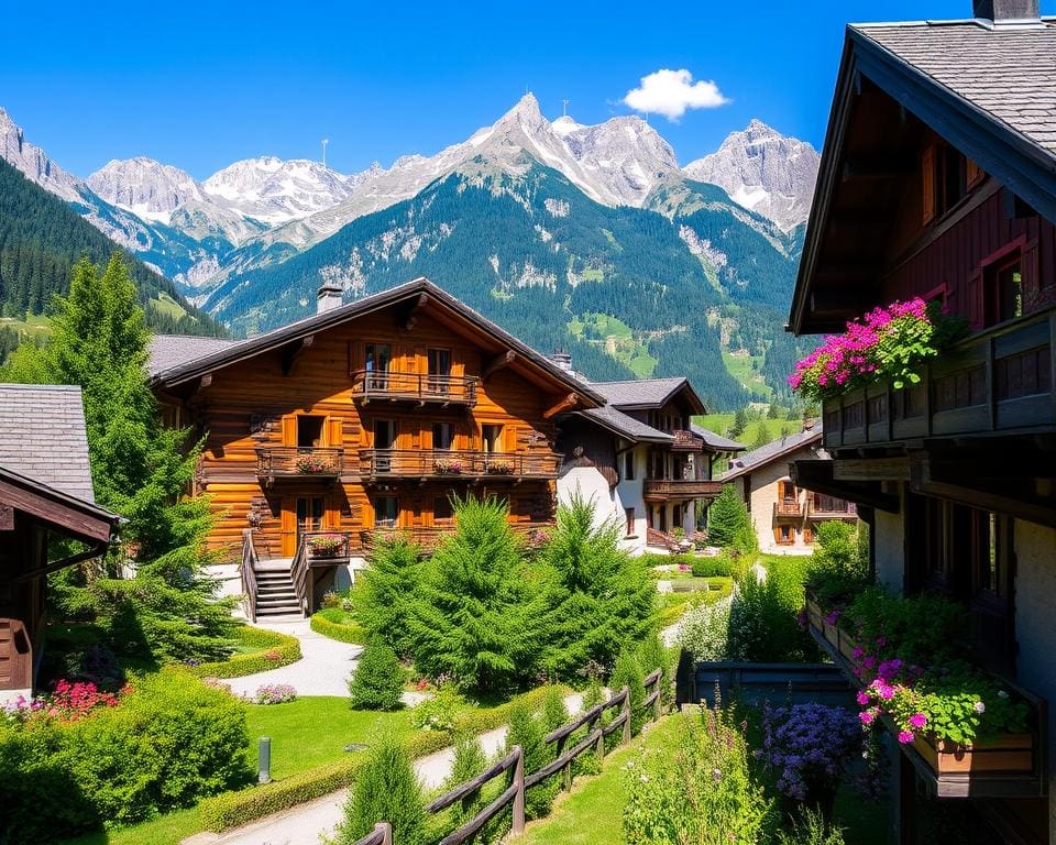 Historische Chalets in Evolène