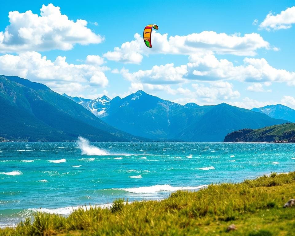 Kitesurfen am Silvaplanasee