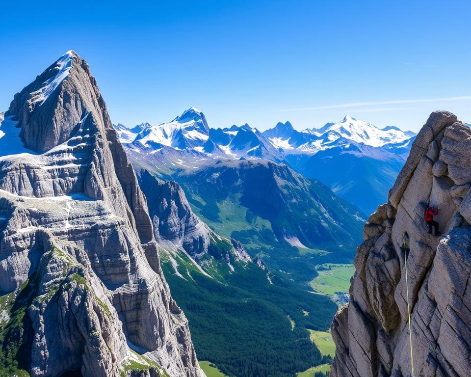 Klettern in den Schweizer Alpen