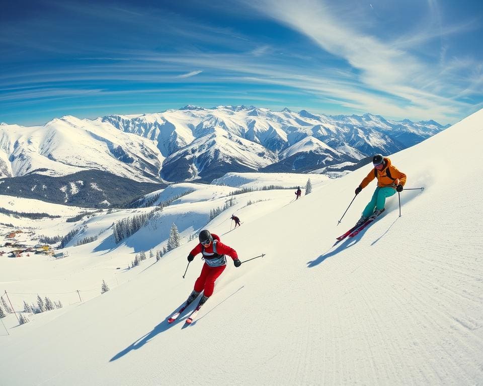 La Tania Adrenalin Pisten für fortgeschrittene Skifahrer