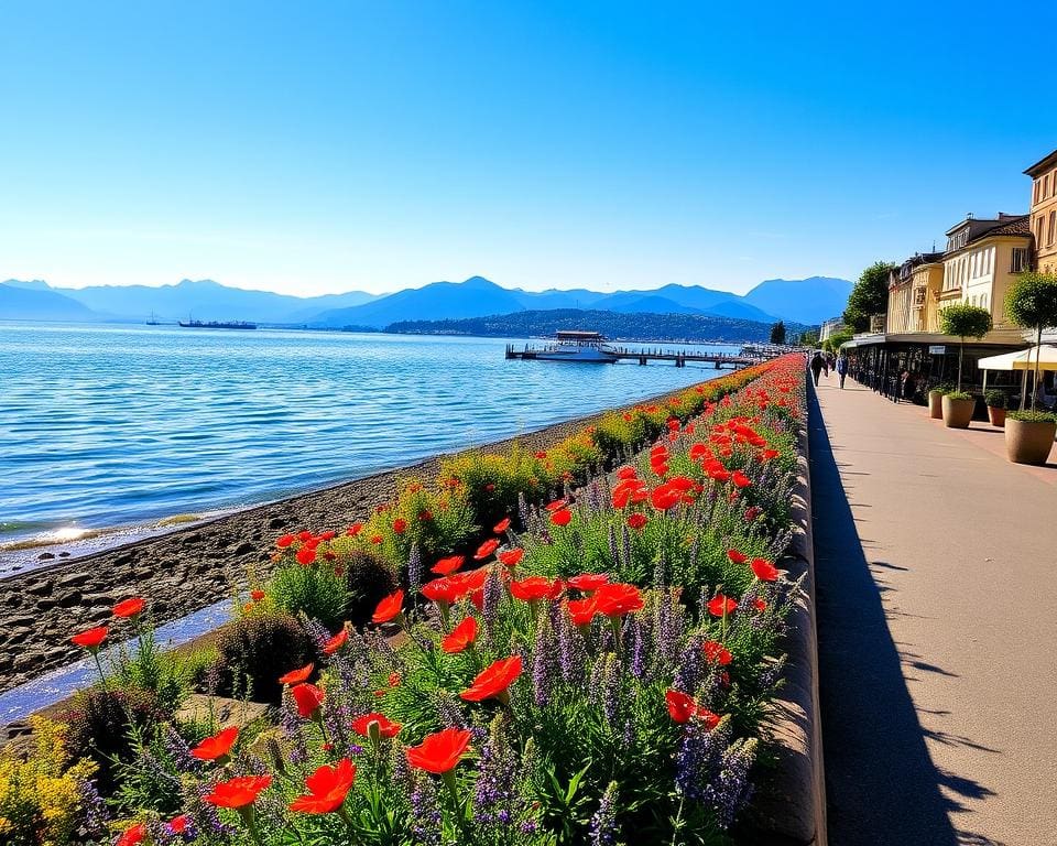 Lausanne: Genussvoller Spaziergang am Genferseeufer