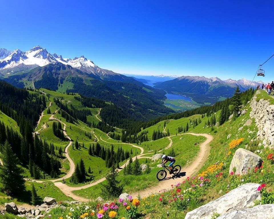 Lenzerheide: Bikepark-Abenteuer und Bergbahntouren