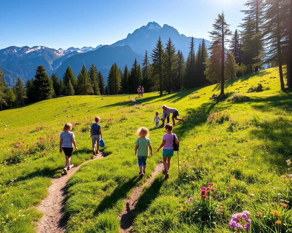 Les Houches: Familienfreundliche Wanderwege am Mont Blanc