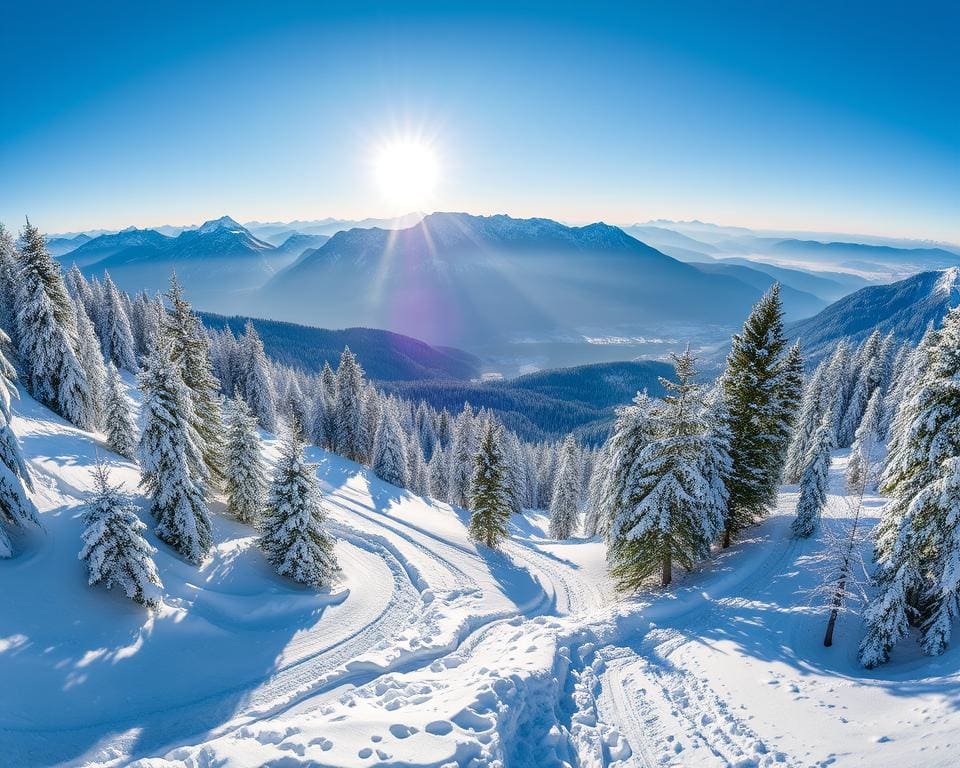 Leysin: Winterwandern und Aussichten auf die Berner Alpen