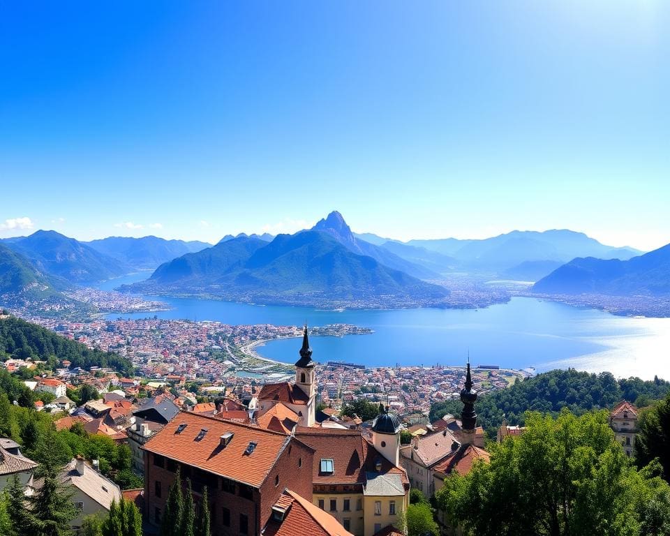 Lugano: Altstadtrundgang und Panoramablicke am Monte Brè