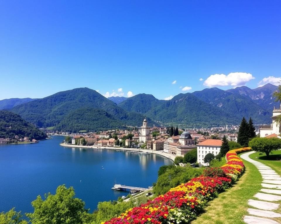 Lugano und die Region Tessin