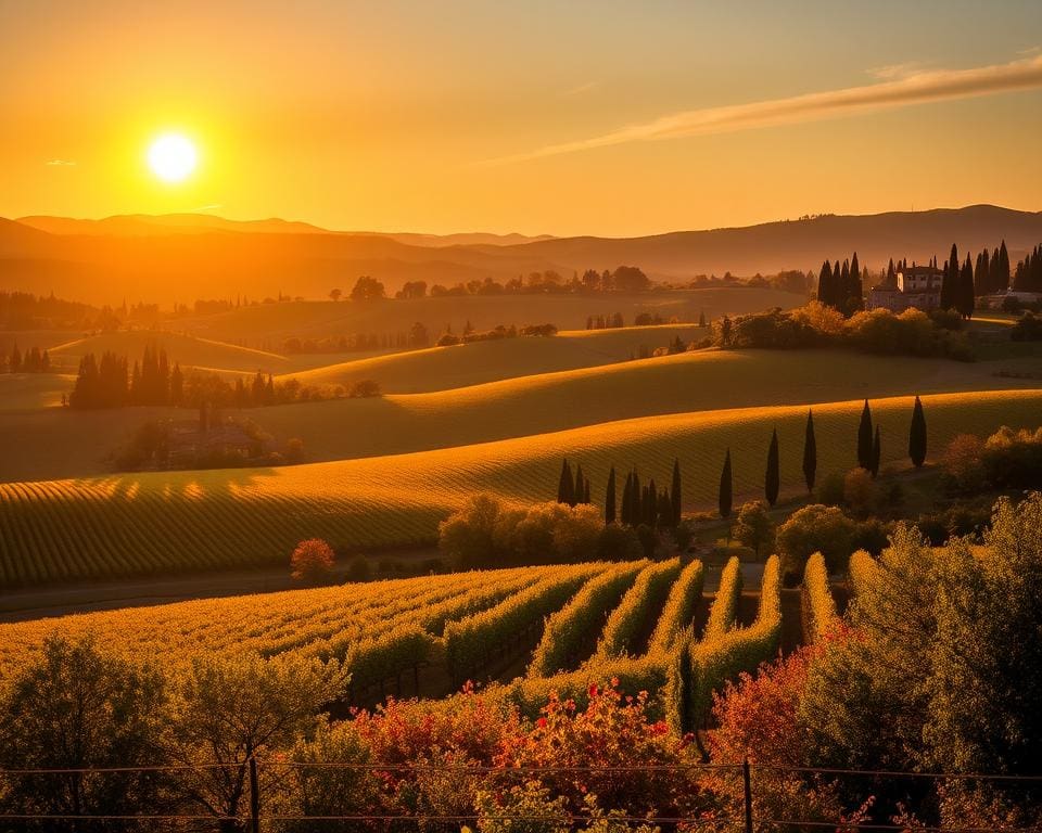 Malerische Landschaft von Montalcino