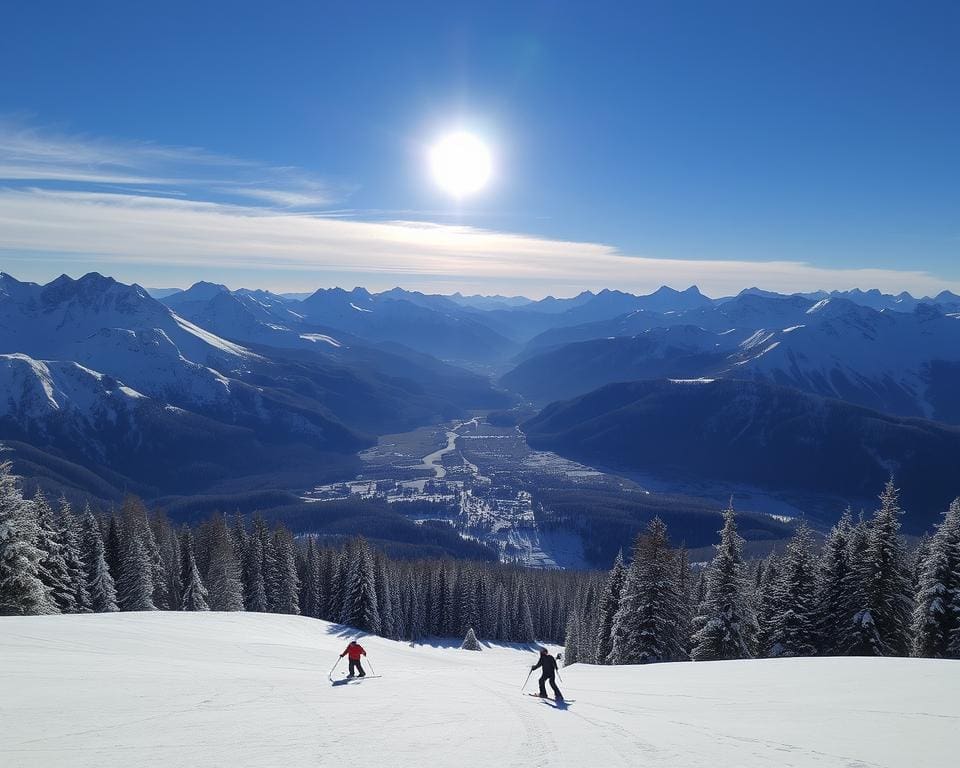 Monthey: Skifahren in Portes du Soleil und Bergpanorama