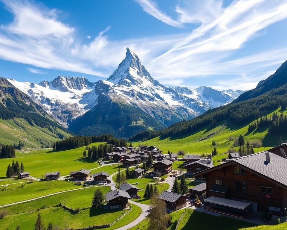 Mürren und die Schweizer Alpen