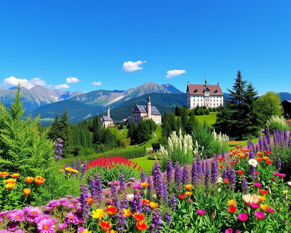 Reutte: Alpengarten und Burgenlandschaft