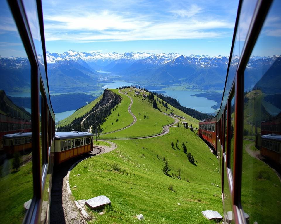 Rigi: Zahnradbahnfahrten und Panoramarouten