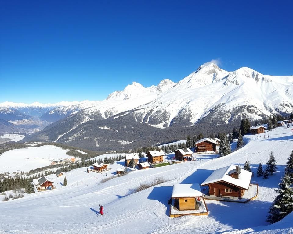 Saint-Martin-de-Belleville Skigebiet in den Französischen Alpen