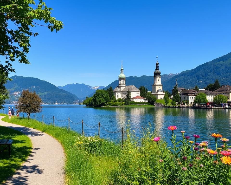 Sarnen: Seeufer-Wanderungen und historische Kirchen