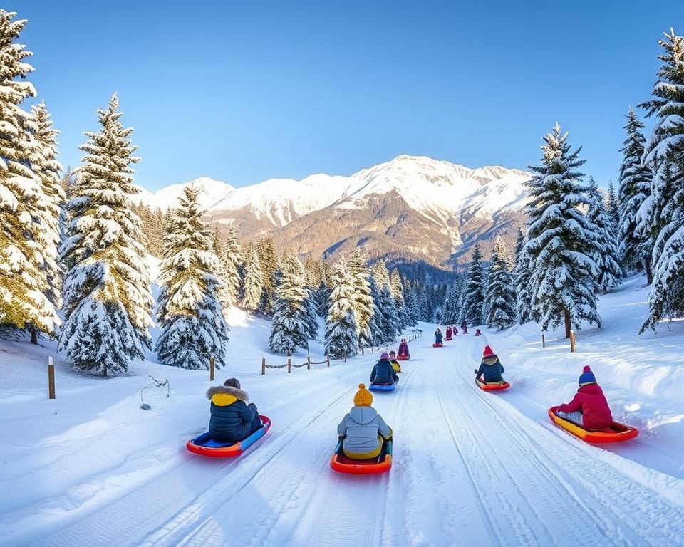 Schlittenbahnen in Adelboden