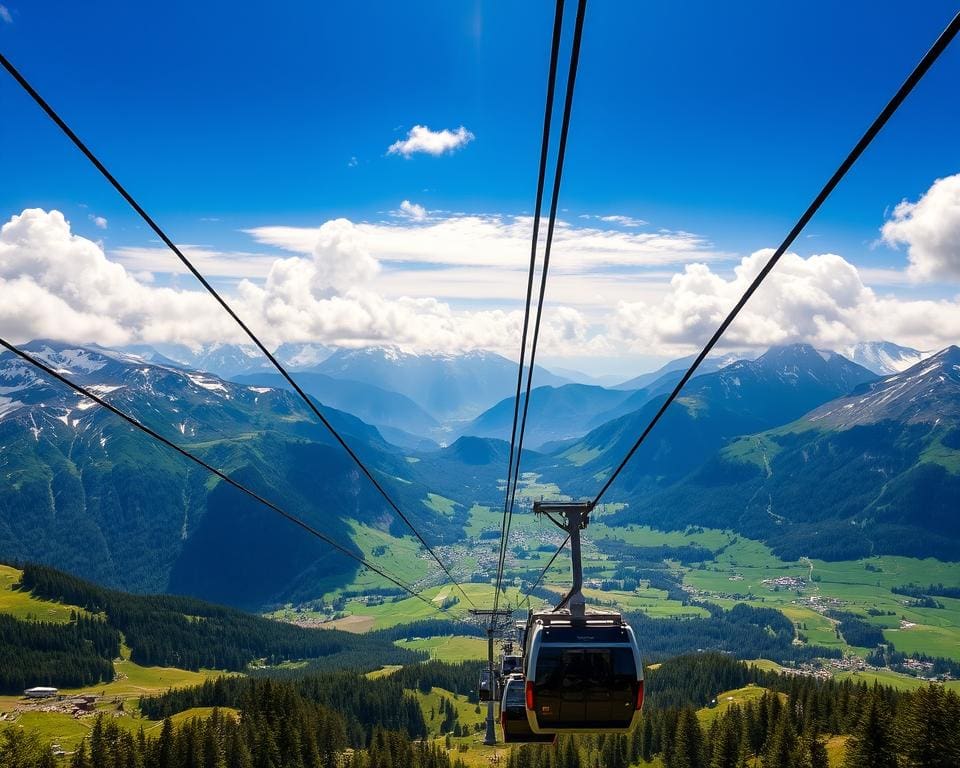 Seilbahnfahrten und Ausblicke in La Clusaz