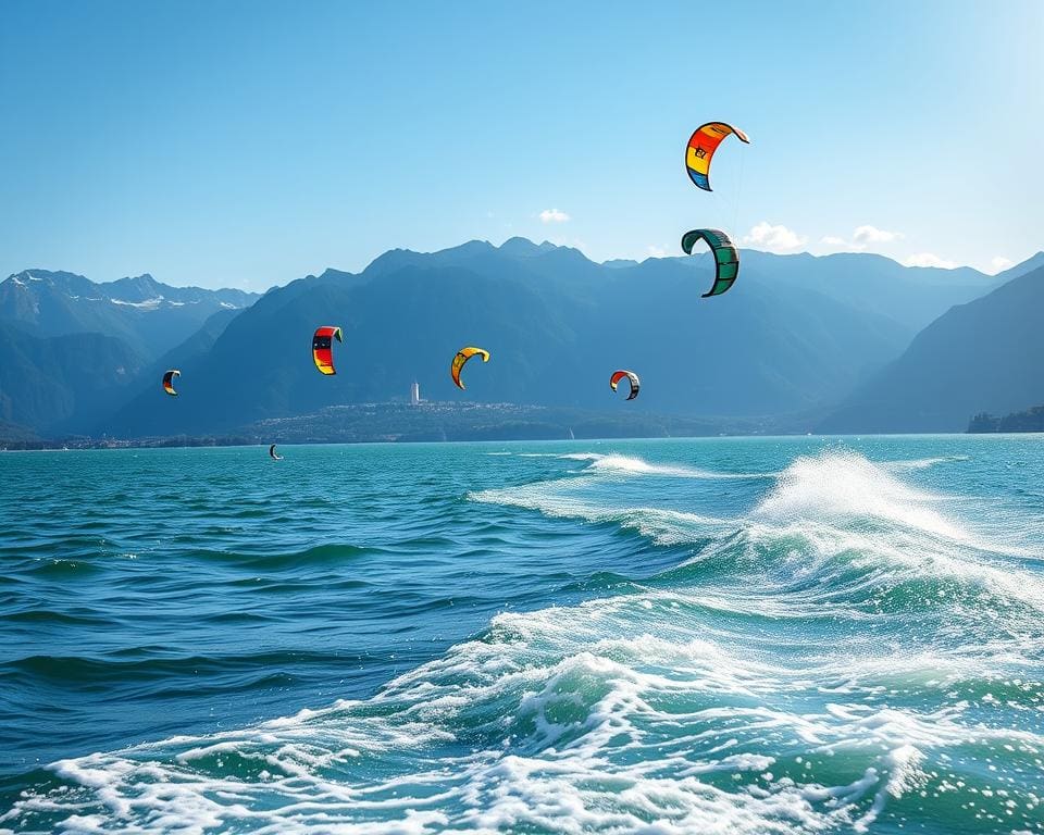 Silvaplana: Kitesurfen und Bergwanderungen