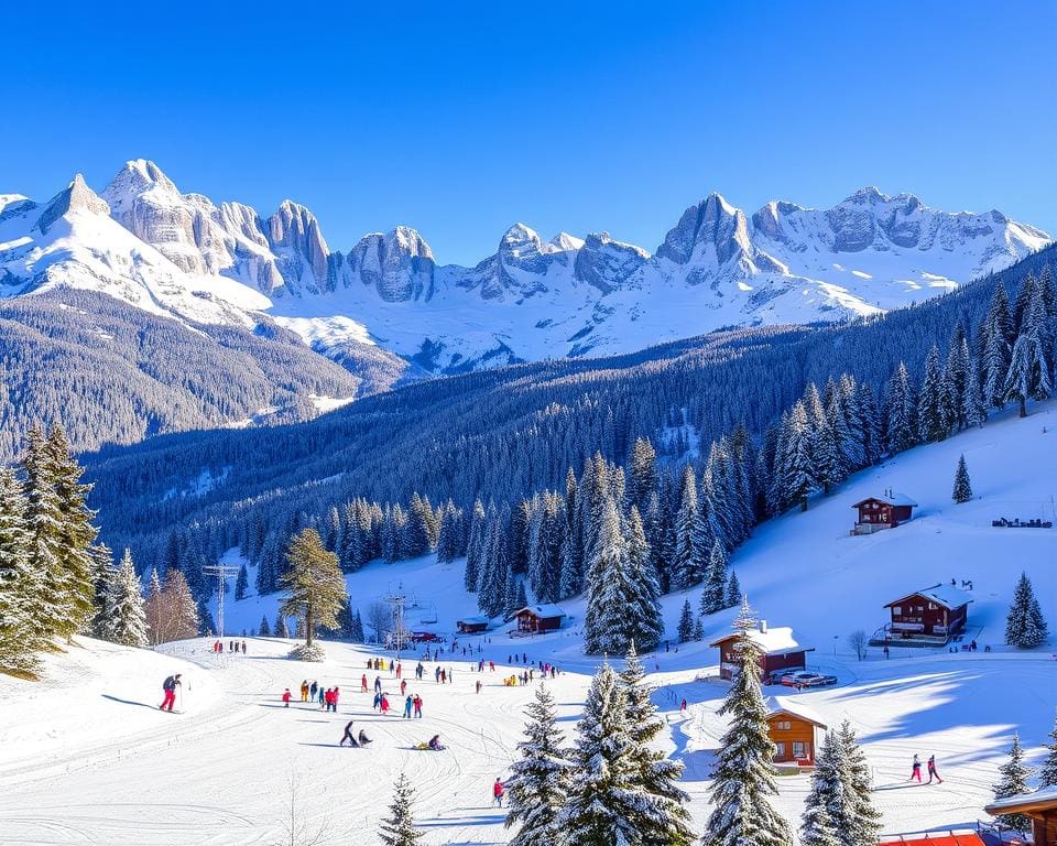 Skifahren in Val Gardena