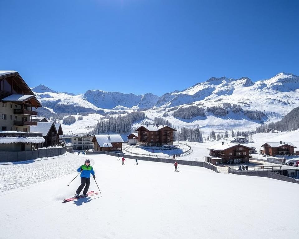 Skifahren in Villard-de-Lans auf gepflegten Pisten