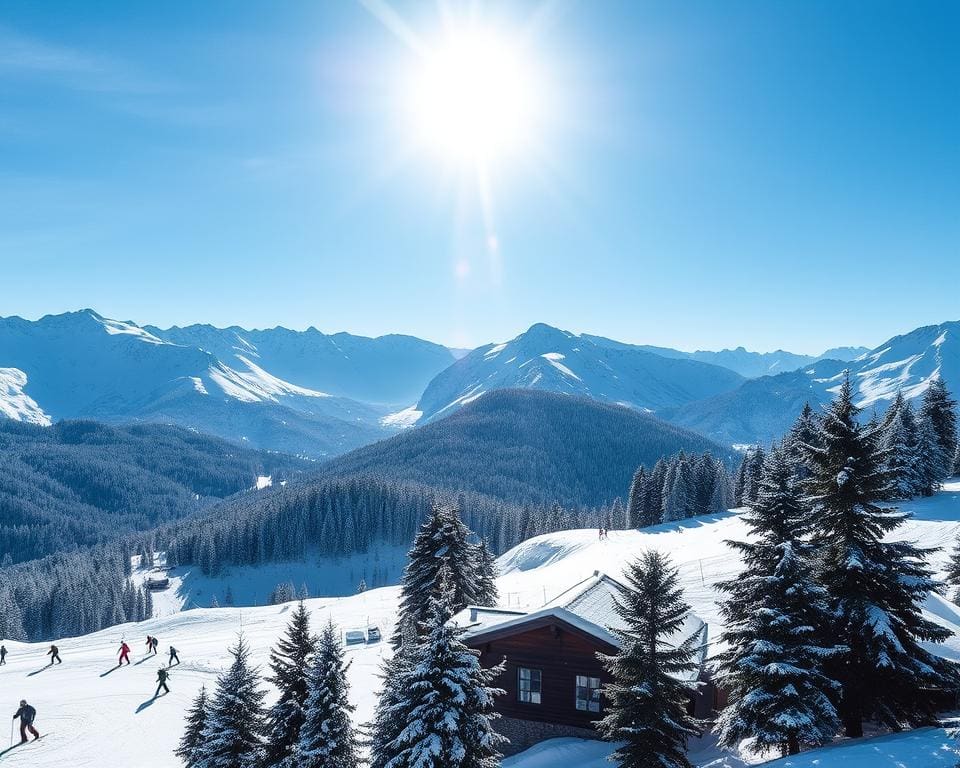 Skigebiet Nassfeld Winterurlaub Skifahren