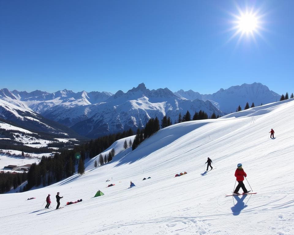 Skipisten für Anfänger in Corvara