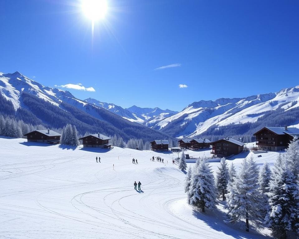 Skipisten in Méribel für Genussskifahrer